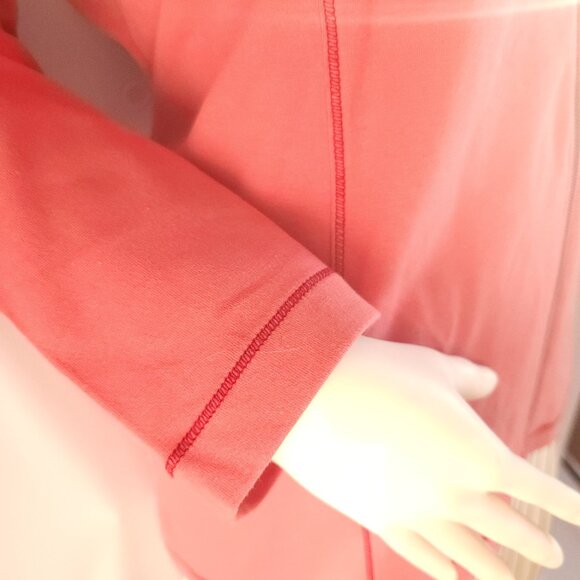 NWT Everywear by Danskin Pink Coral Stretch Zip Jacket Size L - Picture 3 of 10